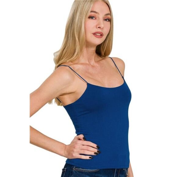 Zenana Basic Slim Fit Spaghetti Strap Cami - Picture 1 of 3